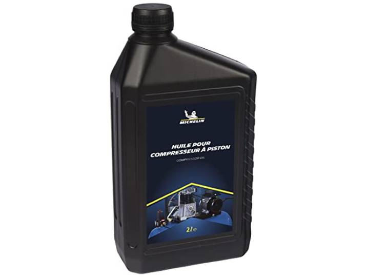 Michelin Huile de Compresseur\, Huile Pour Compresseur\, Jusqu'à 250 Heures d'Utilisation\, Grade de Viscosité ISO VG 100\, Bouteille de 1L