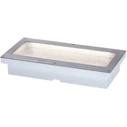 Paulmann Outdoor LED Bodeneinbauleuchte BRICK mit Bewegungsmelder, IP67, 230V, 20 x 10cm, 1.6W 3000K PAUL-94337