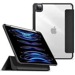 eSTUFF BOSTON Detachable Mirror (Apple iPad 2019 (7. Gen), Apple iPad 2020 (8. Gen), Apple iPad 2021 (9. Gen)), Tablet Hülle, Schwarz