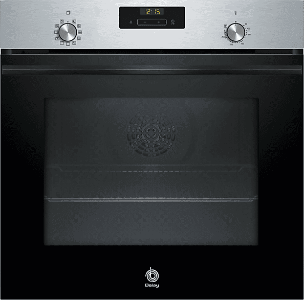 Horno - Balay 3HB4151X3, Multifunción, Hidrolítica, Freidora aire 3D, 71 l, 59.4 cm, Negro, acero inoxidable