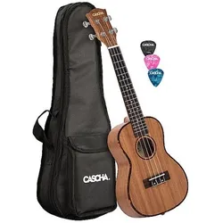 Cascha Premium-Konzertukulele (Konzert), Ukulele, Braun