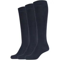 3er Pack camano Soft Kniestrümpfe Damen 5999 - navy 39-42