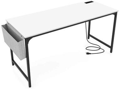 1/2/4/6 PCS Home Office Desk 32'' Computer Desk w/Recessed Power Strip