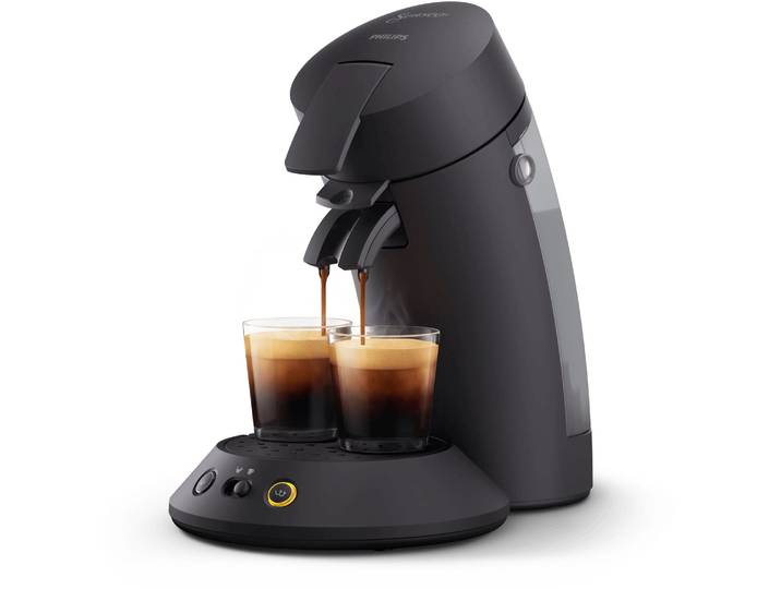 Philips Senseo Original Plus Koffiepadmachine CSA210/22 - Keuze uit 1 of 2 Kopjes - Instelbare Intensiteit - Automatische Uitschakeling - Zwart