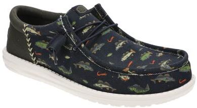 Hey Dude Wally Funk Fishing (Men's) Casual Shoes in Navy, Size 13 M, Textile