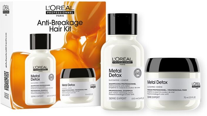 L'Oreal Professionnel Metal Detox Anti-breakage Mini Shampoo & Hair Ma