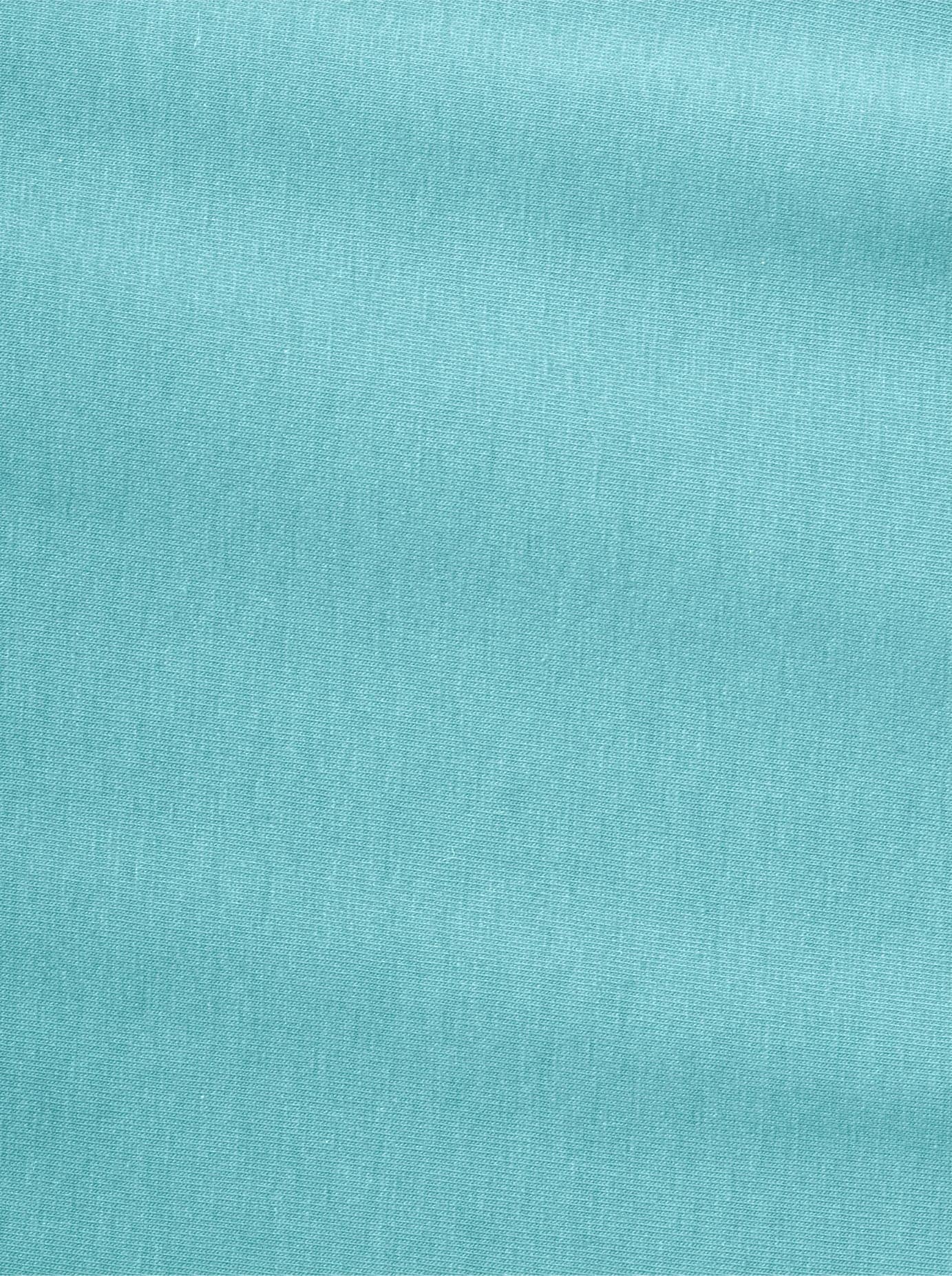 Radlerhose, Damen, Gr. 50, Normalgrößen, blau (türkis), 95% Baumwolle, 5% Elasthan, unifarben, kurz, Hosen Radlerhose