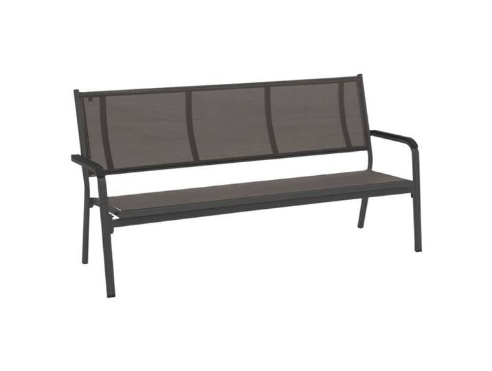 Kettler Basic Plus Gartenbank Aluminium/Textilene