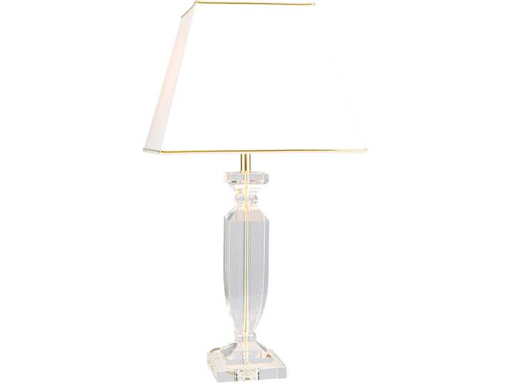 Briamond Tischlampe Pokal gold/transparent Stahl/Kristall H 70 cm