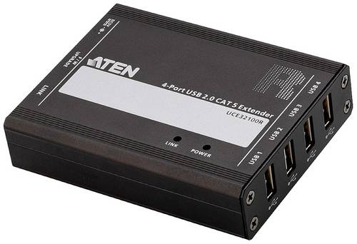 ATEN UCE32100 USB 2.0 Extender über Kat5 100m, Echte USB 2.0 transparente Erweiterung über CAT 5 Verkabelung bis zu 100