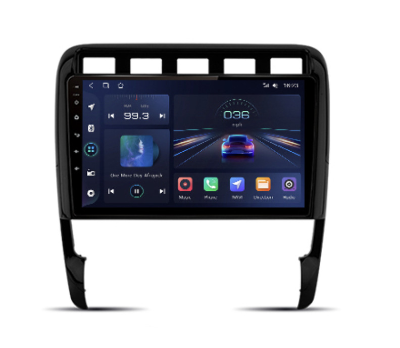 Junsun Autoradio für Porsche Cayenne 1 (9PA), Baujahr 2002-2010, mit Android, GPS, Bluetooth, Freisprecheinrichtung und Porsche-Navigation. Autoradio für Porsche Cayenne 1 (9PA), Baujahr 2002-2010. Leistung: 2 GB RAM + 32 GB ROM