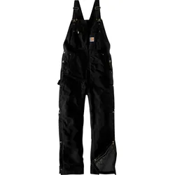 Carhartt Duck, Latzhose - Schwarz - XL