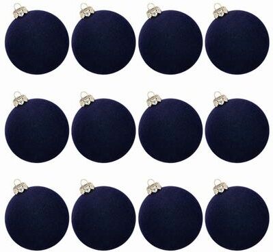 Fusion Finds Velvet Christmas Balls, Holiday Ornaments, Wedding Party Winter Decor For Home And Family Festive Display 3