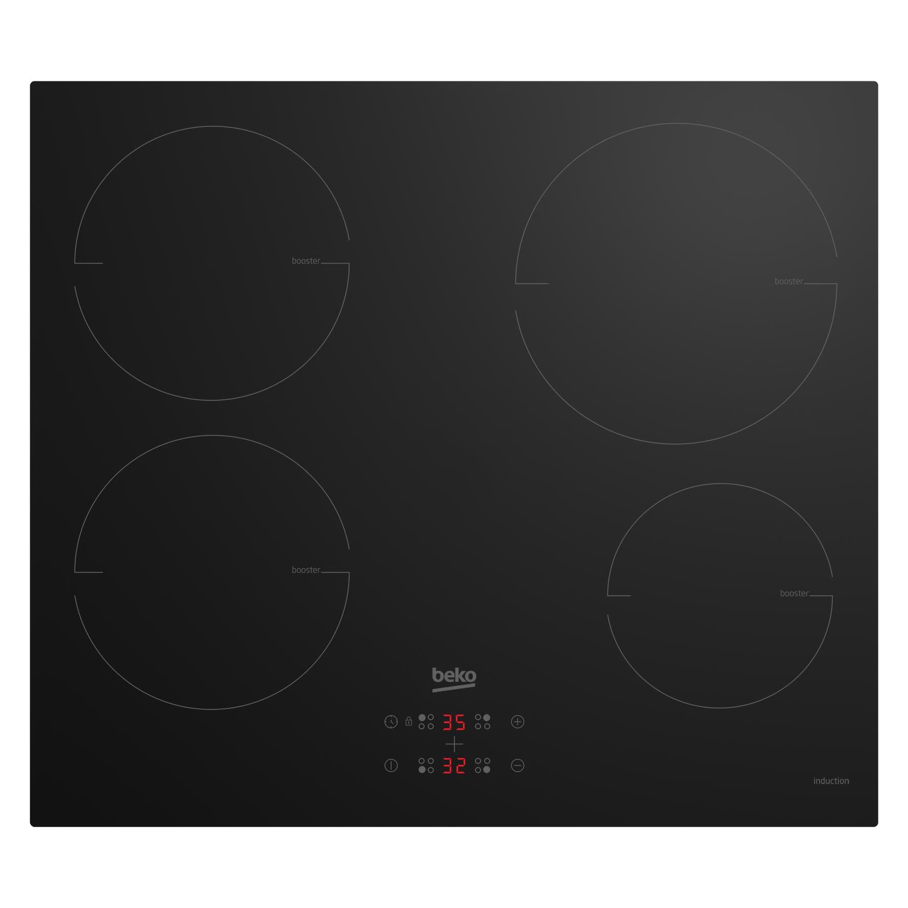 Beko Hob HII64400MT (60 cm, Induktionskochfeld) (HII 64400 MT)