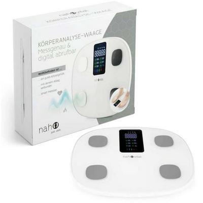Nah-vital Smart 6V Körperanalysewaage 07155 digital Wägebereich (max.)=180kg Weiß