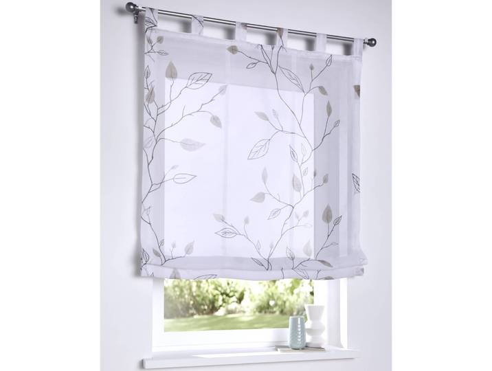 Store bateau Bonnie 45 x 140cm Blanc