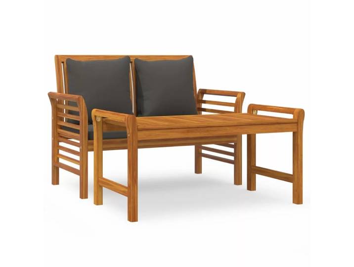 VidaXL - Garten lounge set akazienholz, One Size, Braun