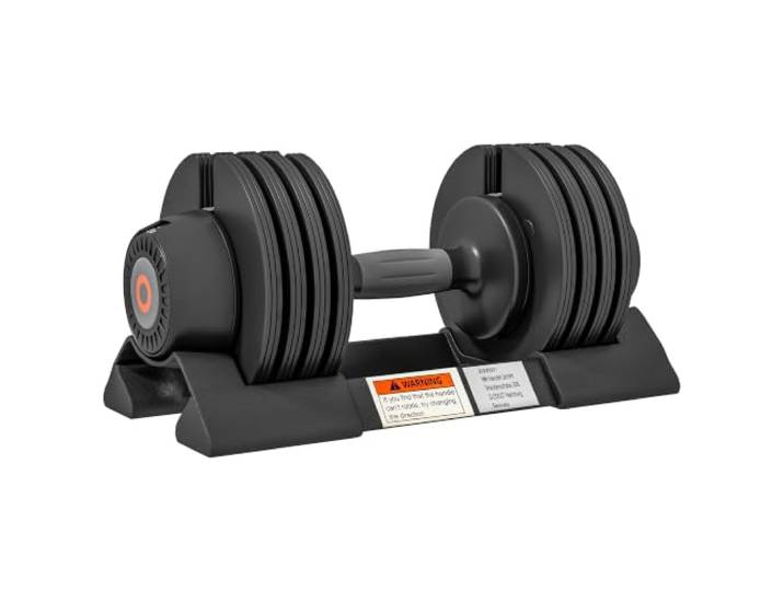 SPORTNOW Verstelbare halter 3,5-10kg met opbergvak antislip handgreep
