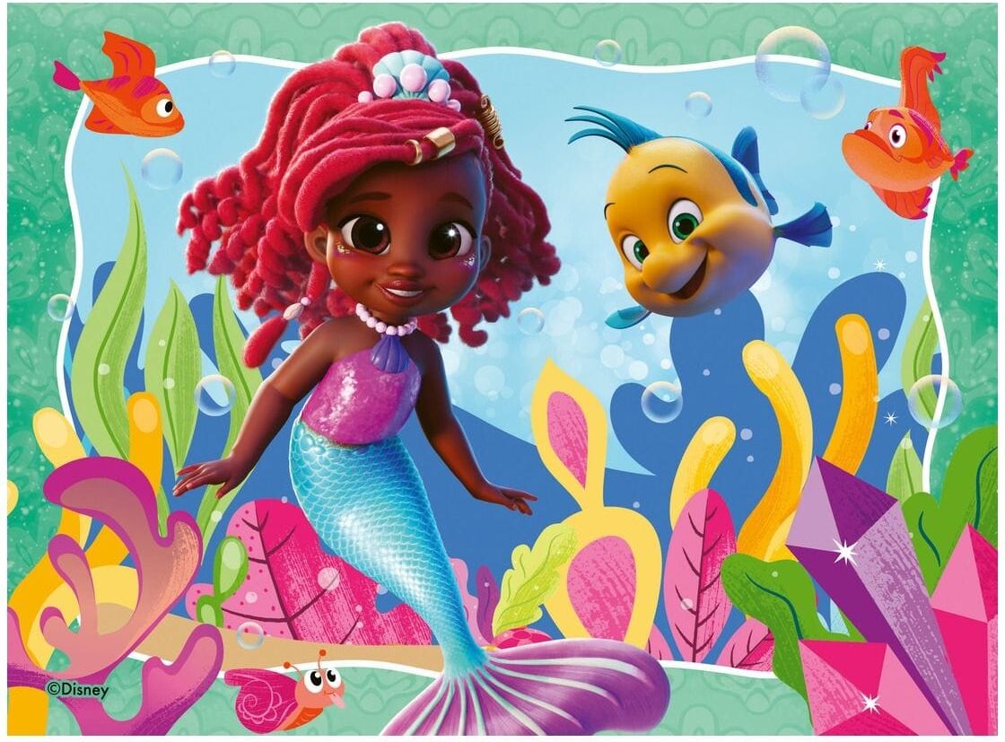 Ravensburger Disney Jr. Ariel 4 in a Box Puzzle Set, 4 Jigsaw Puzzles for Kids, Ages 3-6, Disney Junior, Jigsaw Puzzles