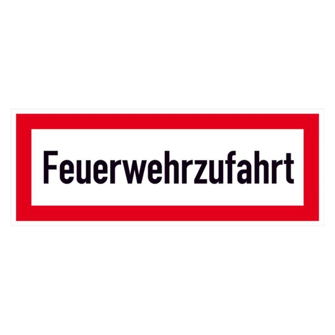 SafetyMarking Hinweisschild für die Feuerwehr Feuerwehrzufahrt 59. (11.2650)