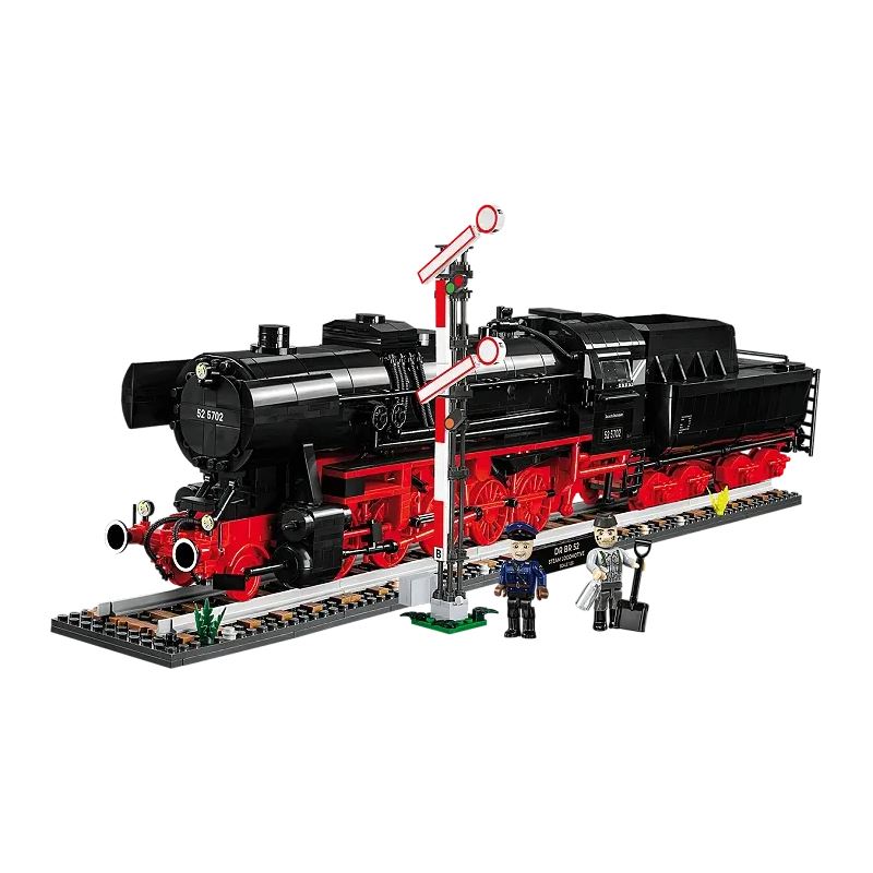 Cobi DR BR 52 Steam Locomotive & Railway Semaphore (Maßstab 1:35)