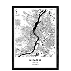POSTER Budapest - Ungarn A4 Rahmenlos