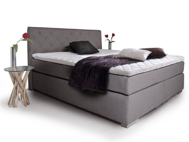 Moebel-Eins Boxspringbett PREMIUM Boxspringbett inkl. Kopfteil, PREMIUM Boxspringbett inkl. Kopfteil