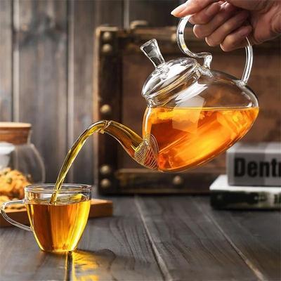 Uplift Essentials Flower Puer Glass Tea Teapot Kung Fu Tea Maker 1200ml
