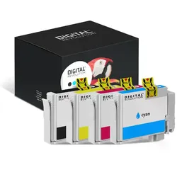 4 Digital Revolution Tinten ersetzt Epson C13T10H640 604XL Multipack KCMY