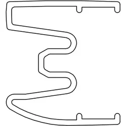 HSK Ersatzteile Magnetaufnahmeprofil, Gunmetal, E100236-3-S-280 E100236-3-S-280