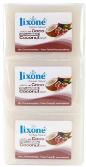 Lixoné Coconut Soap 100% Natural 3 x 125 gr