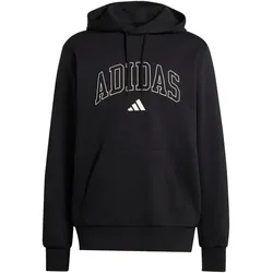 adidas Collegiate Script Graphic Hoodie Herren KC7187 - black XXL