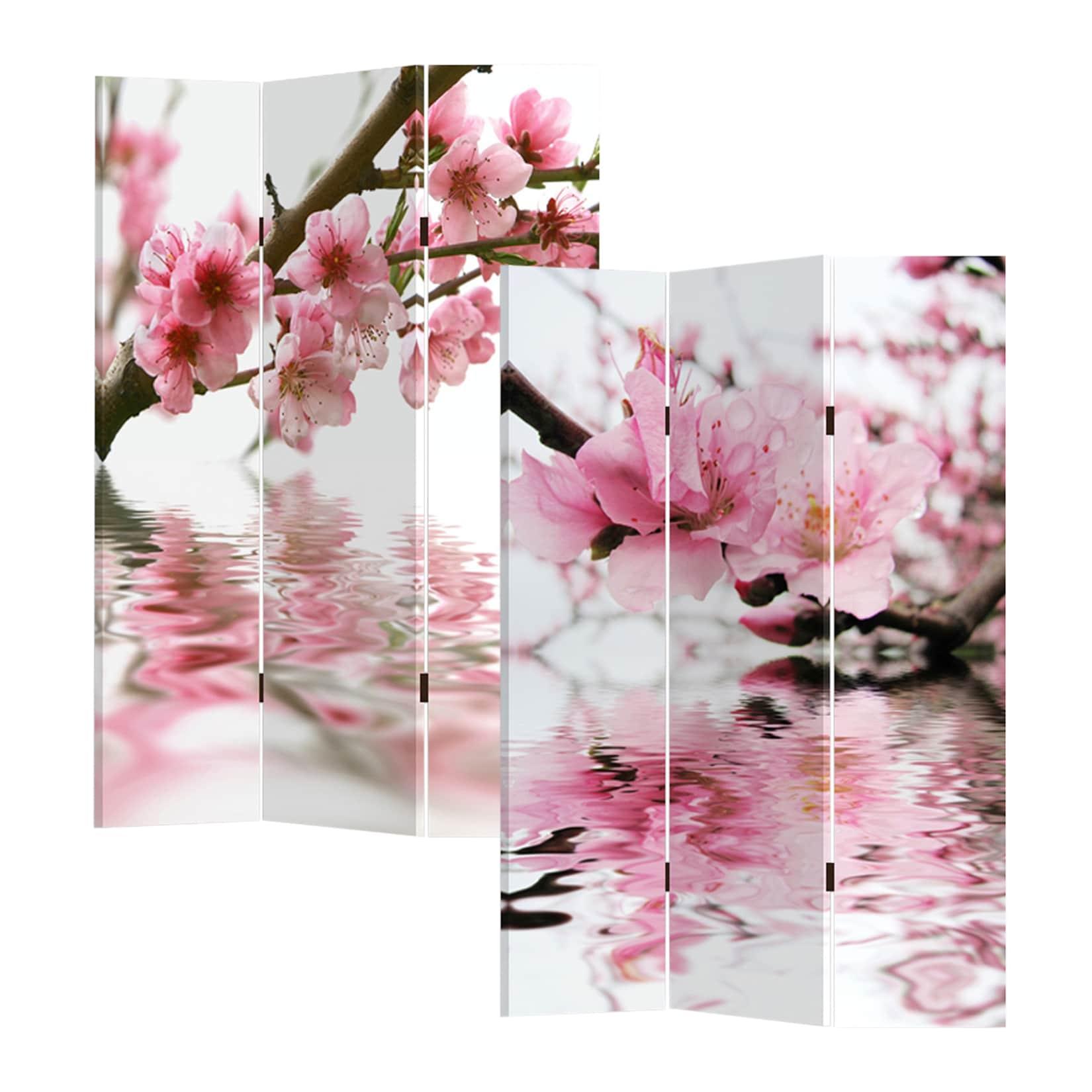 HTI-Living Paravent Kirschblüten