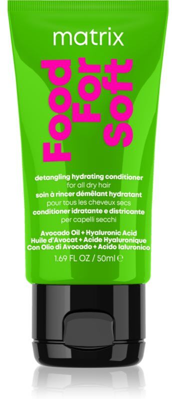 Matrix Food For Soft après-shampoing hydratant à l'acide hyaluronique 50 ml