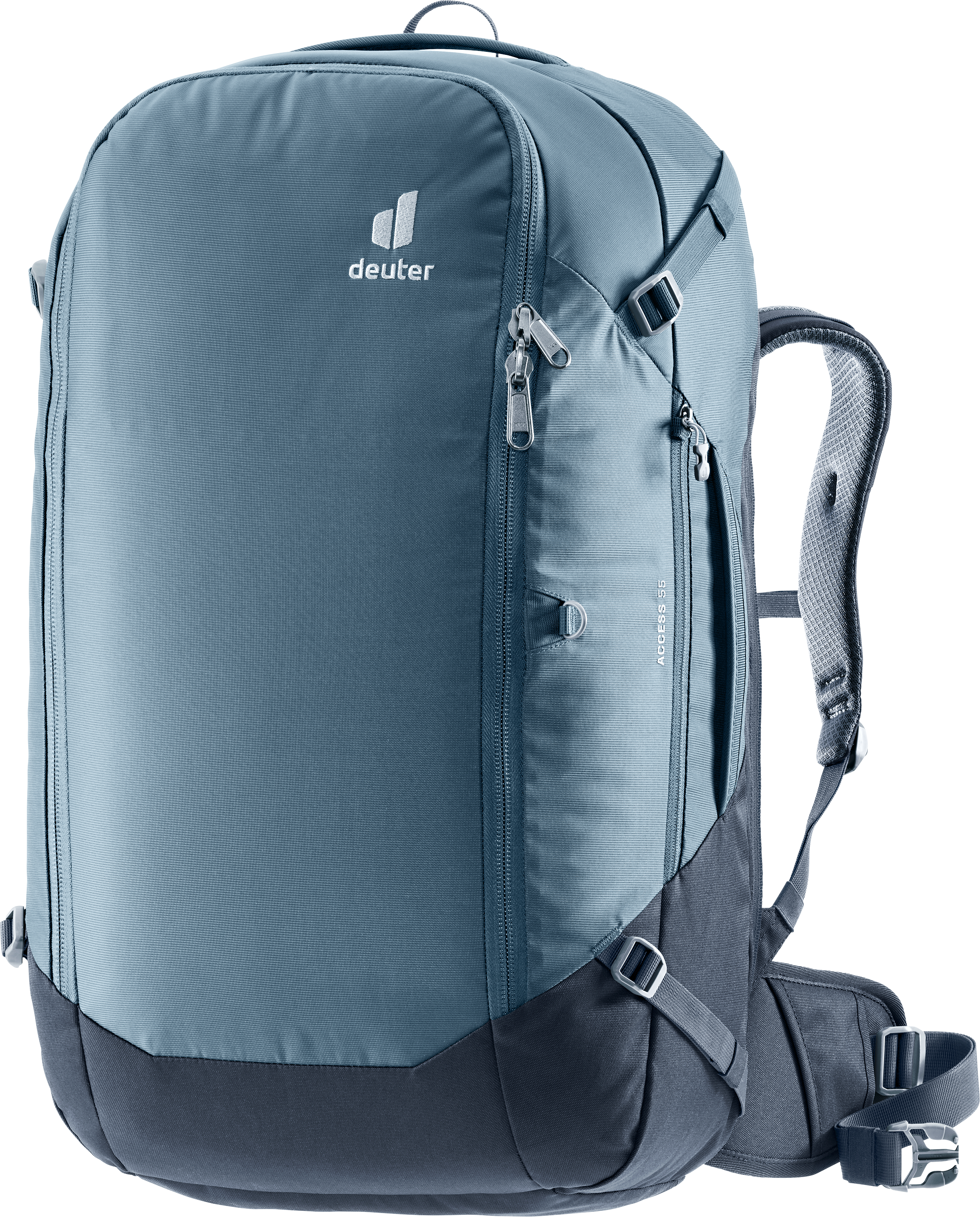 Reiserucksack DEUTER "Access 55", atlantic, ink, Rucksäcke, B/H/T: 36cm x 64cm x 22cm, Web, Kunstfaser, Reiserucksack, mit 55 Liter Volumen, B:36cm H:64cm T:22cm atlantic, ink B/H/T: 36cm x 64cm x 22cm
