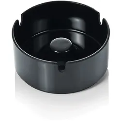 36x Windaschenbecher offen Melamin schwarz Ø 10 cm bruchsicher