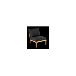 Alexander Rose TIVOLI Lounge Mittelelement mit Kissen charcoal o. sand