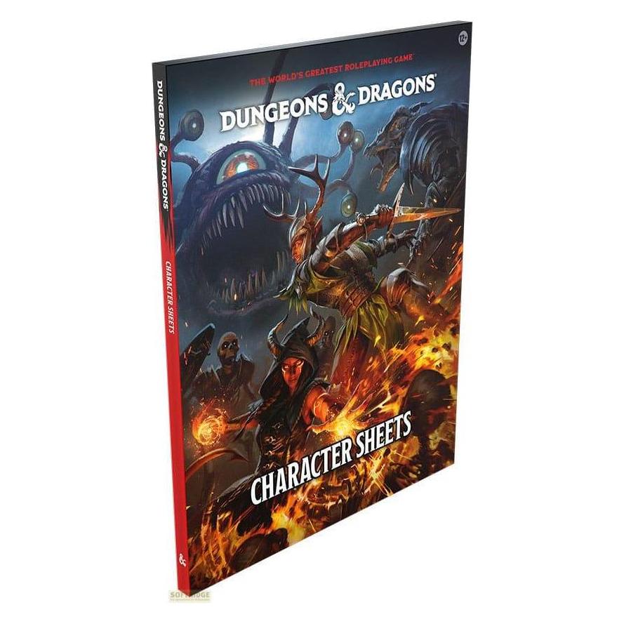 Wizards of the Coast Dungeons & Dragons RPG Charakterbögen 2024 englisch (WTCD3898)