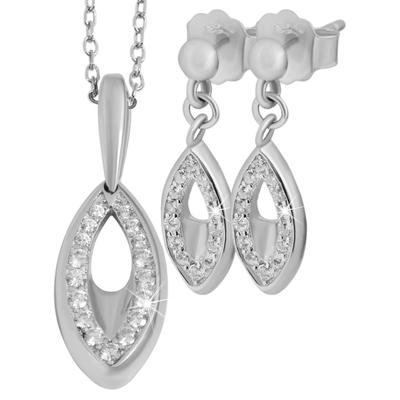 Kettenanhänger ADELIA´S "Anhänger – Anhänger aus 925 Silber mit Zirkonia", silber, Schmuckanhänger, Damen, Silber 925 (Sterlingsilber), Kettenanhänger, Ideal als Geschenk zum Geburtstag