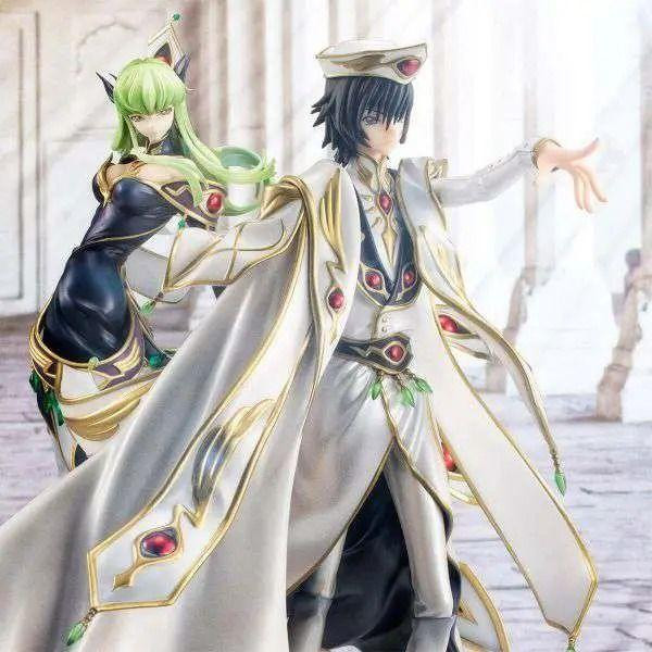 Megahouse Code Geass Lelouch, Britanica, C.C. PVC-figuren, Hoogte: 23 cm