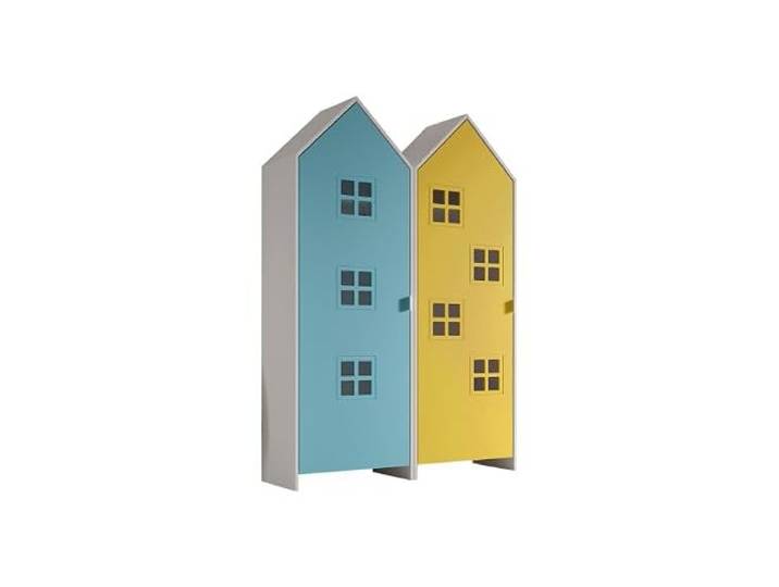 Vipack Schrank-Kombination, 2-teilig, Casami Brügge, Blau / Gelb
