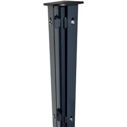 Fa-Bausysteme Eckzaunpfosten Anthrazit Abdeckschiene Höhe: 1630 mm