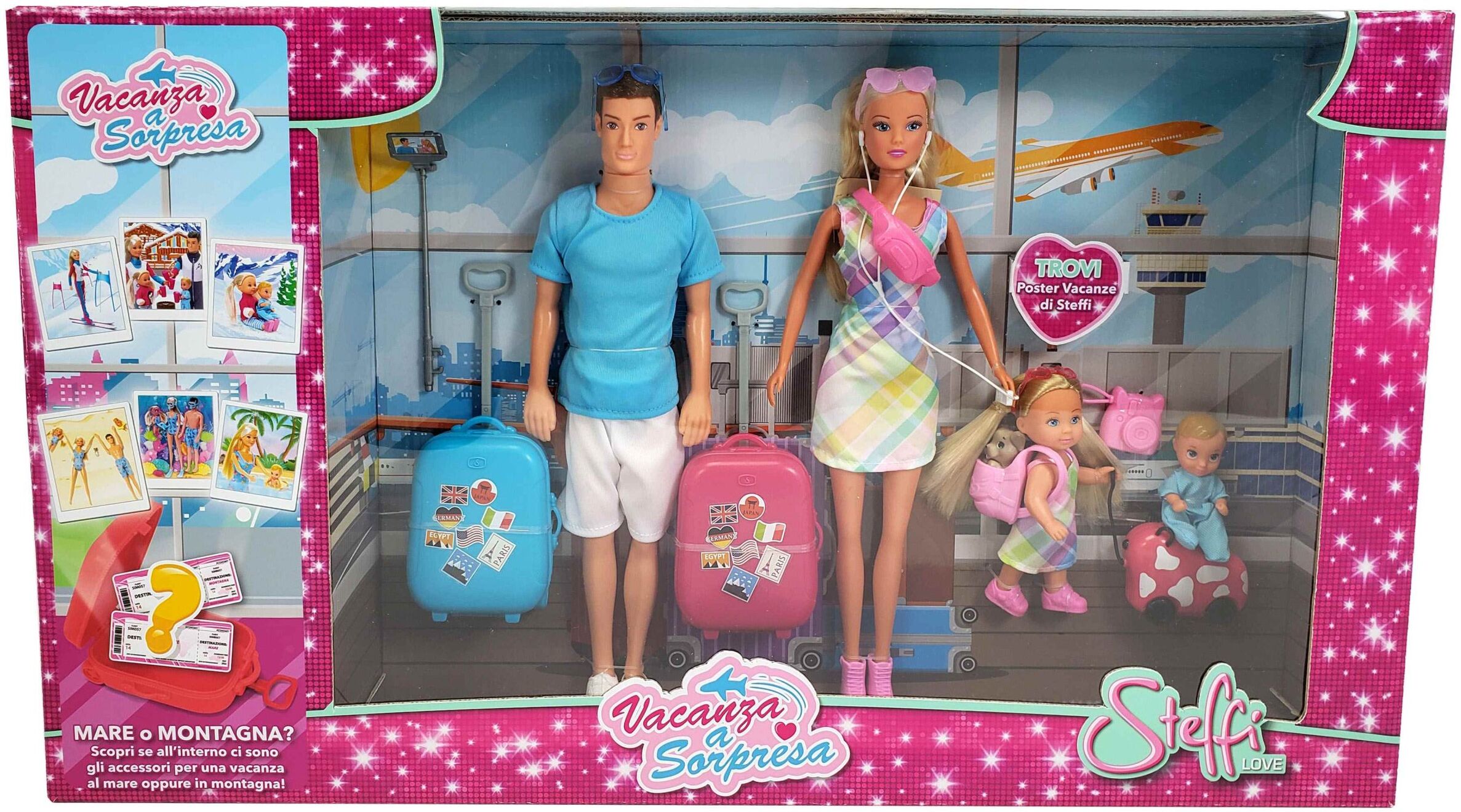 Simba Steffi Love Famiglia Vacanza a Sorpresa (105733617)