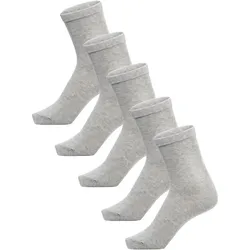 5er Pack hummel hmlMAKE My Day Freizeitsocken Kinder 2006 - grey melange 28-31