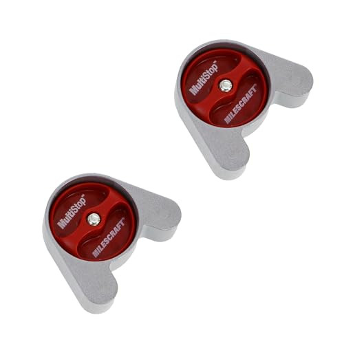 Milescraft MultiStop ronde T-track aanslag, 2 stuks