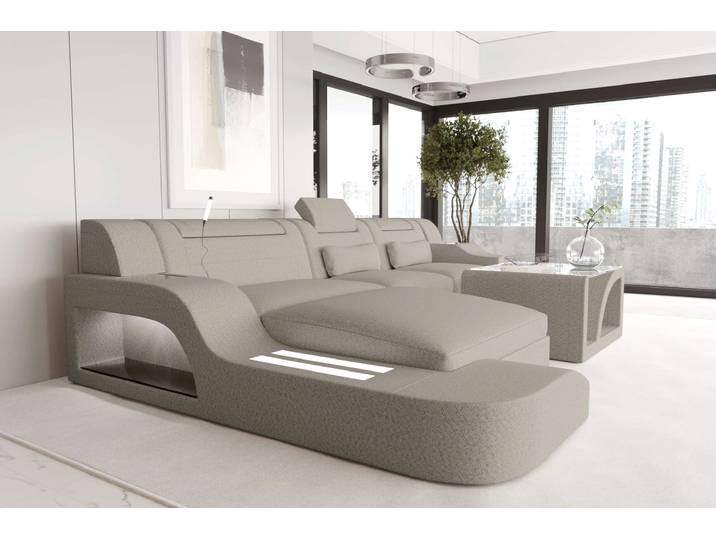 Ecksofa Palermo L Form Stoffsofa