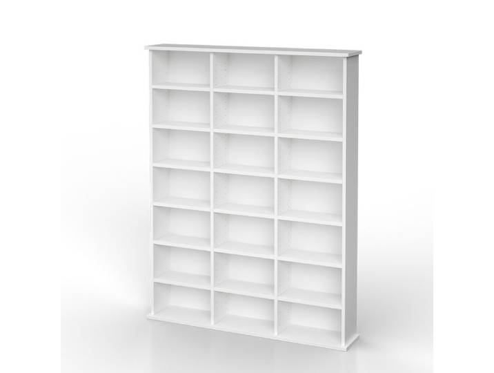 Étagère CD Jukebox 105.4x136cm Blanc Vicco 29912