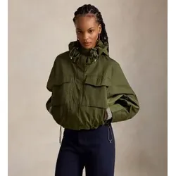 Polo Ralph Lauren für Damen. 211A97134003 Grüner, taillierter Windschutz (S), Lässig, Polyester