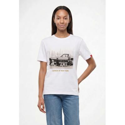 T-Shirt FRIEDA & FREDDIES "Frieda & Freddies T-Shirt", Damen, Gr. 38, all weiß, 100% Baumwolle, Shirts T-Shirt