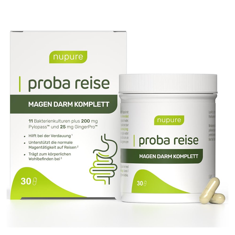 AixSwiss B.V. Nupure Proba Reise Magen Darm Komplett Kapseln 20411426